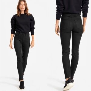 Everlane Black High Rise Skinny Jeans Size 24 Regular F33
